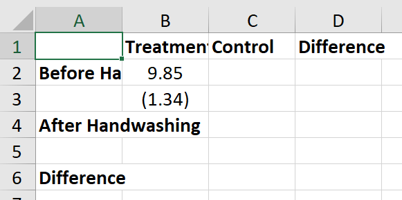 Excel output